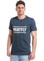 Meatfly pánské tričko Rele Navy Heather | Modrá