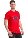 Meatfly pánské tričko Rele Bright Red | Červená