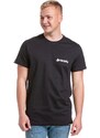 Meatfly pánské tričko Lhotse Black | Černá