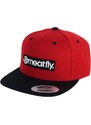 Kšiltovka Meatfly Flanker Snapback, Basic Logo Red/černá