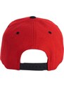 Meatfly kšiltovka Flanker Snapback Basic Logo Red/Black | Černá