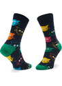 Sada 3 párů vysokých ponožek unisex Happy Socks