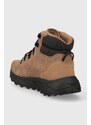 Boty Jack Wolfskin Terraventure Urban Mid pánské, hnědá barva