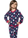 Dívčí dlouhé pyžamo Cornette 032-033/168 Meadow