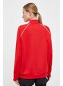 Mikina adidas Originals dámská, červená barva, s aplikací, IK4032