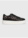 Kožené sneakers boty Liu Jo KYLIE 22 černá barva, BF3127PX07722222