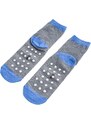 Non-slip children's socks Shelvt gray blue alien