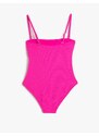 Koton Basic Swimwear with Thin, Detachable Straps