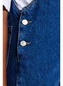 Trendyol Dark Blue Denim Overalls Jumpsuit