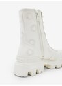 Bílé dámské kotníkové boty Desigual Track Hiking Galactic - Dámské
