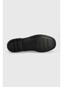 Kožené kotníkové boty Camper Pix dámské, černá barva, na plochém podpatku, K400715.001
