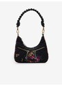 Černá dámská květovaná kabelka Desigual Yenes Medley Multipocket - Dámské