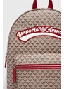 Dětský batoh Emporio Armani béžová barva, velký, vzorovaný
