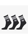 Pánské ponožky adidas Originals Crew Sock 3 - pack Black