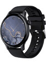 Chytré hodinky Madvell Talon s bluetooth voláním černá s černým silikonovým řemínkem