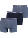 MODRÁ SADA BOXEREK LEVI'S BOXER 3 PAIRS BRIEFS