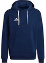 MODRÁ PÁNSKÁ MIKINA ADIDAS ENTRADA 22 SWEAT HOODIE Tmavě modrá