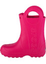 RŮŽOVÉ HOLÍNKY CROCS HANDLE IT RAIN BOOT KIDS Tmavě růžová