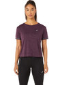 FIALOVÉ TRIČKO ASICS RACE CROP TOP Fuchsiová