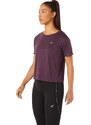 FIALOVÉ TRIČKO ASICS RACE CROP TOP Fuchsiová