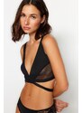 Trendyol Black Polyamide Capless Bralette Bra