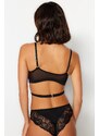 Trendyol Black Polyamide Capless Bralette Bra