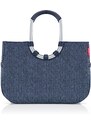 Nákupní taška Reisenthel Loopshopper L Herringbone dark blue