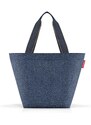 Nákupní taška přes rameno Reisenthel Shopper M Herringbone dark blue