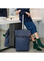 Nákupní vozík na kolečkách Reisenthel Trolley M Herringbone dark blue