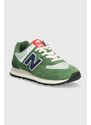 Sneakers boty New Balance 574 zelená barva