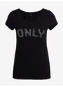 Černé dámské tričko ONLY Helena - Dámské