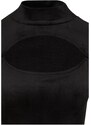 URBAN CLASSICS Ladies Velvet Cut-Out Turtleneck Body