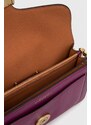 Kožená kabelka Coach Tabby Shoulder Bag 26 fialová barva