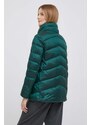 Péřová bunda Geox ADRYA dámská, zelená barva, zimní