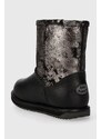 Dětské kožené zimní boty Emu Australia Trigg Spray černá barva
