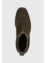 Semišové kotníkové boty Gant Fayy dámské, zelená barva, na plochém podpatku, 27553384.G710