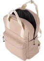 Travelite Basics Canvas Backpack Light brown