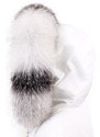Sikora Kožešinový lem na kapuci - límec liška bluefrost white LB 21/13 (66 cm)