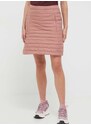 Sportovní sukně Jack Wolfskin Iceguard růžová barva, mini