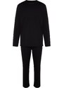 Trendyol Black Regular Fit Knitted Pajamas Set