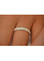 OLIVIE Snubní stříbrný prsten DUET 7476