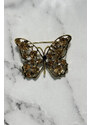 Kesi Brož Butterfly A-2-21-7 meruňka + zlatá