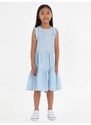 Světle modré holčičí pruhované šaty Tommy Hilfiger - Holky