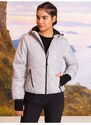 LC Waikiki Women's Outdoor Puffy Coat with Hooded Quilted Long Sleeve.