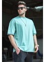 Madmext Mint Green Oversized T-shirt 5803
