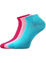 HOHO jednobarevné nízké ponožky Boma mix tmavé 39-42
