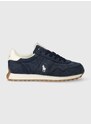 Dětské sneakers boty Polo Ralph Lauren tmavomodrá barva