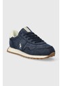 Dětské sneakers boty Polo Ralph Lauren tmavomodrá barva