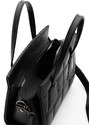 Marjin Women's Clutch & Shoulder Bags Quilted Messenger Bag Minla Black