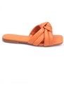 Capone Outfitters Capone Flat Heeled Orange Women's Slippers